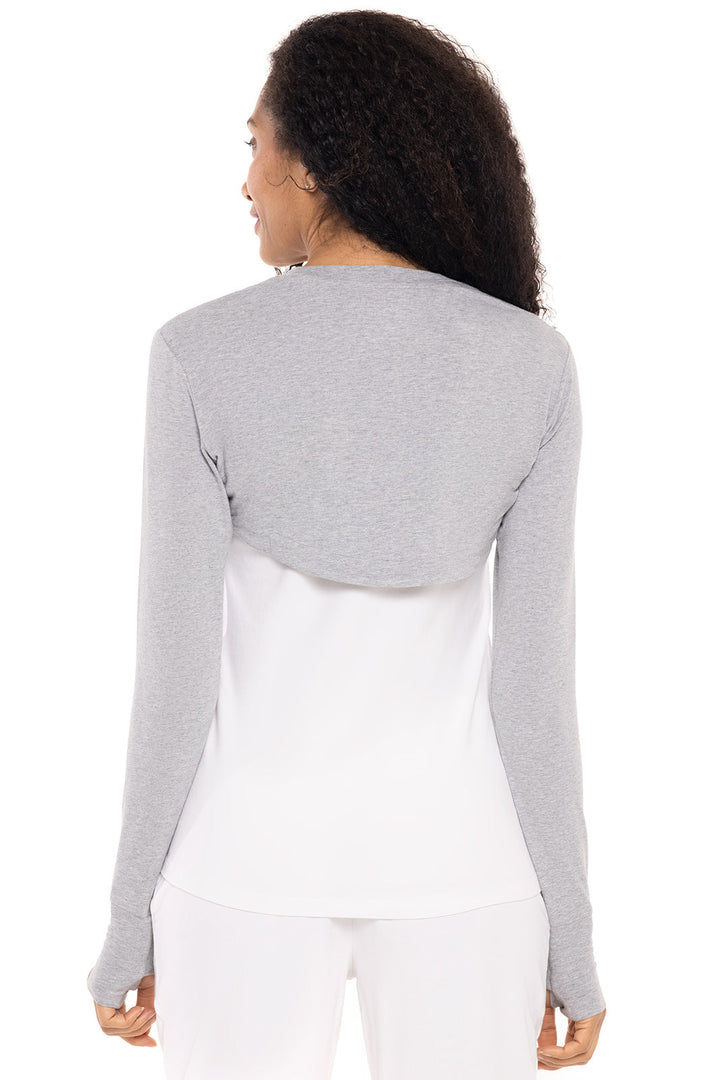Women's Pullover Shrug | Grey Heather position-3