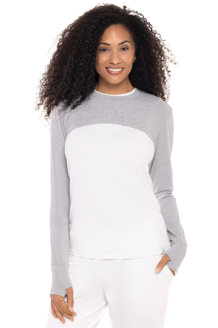 Women's Pullover Shrug | Grey Heather position-5