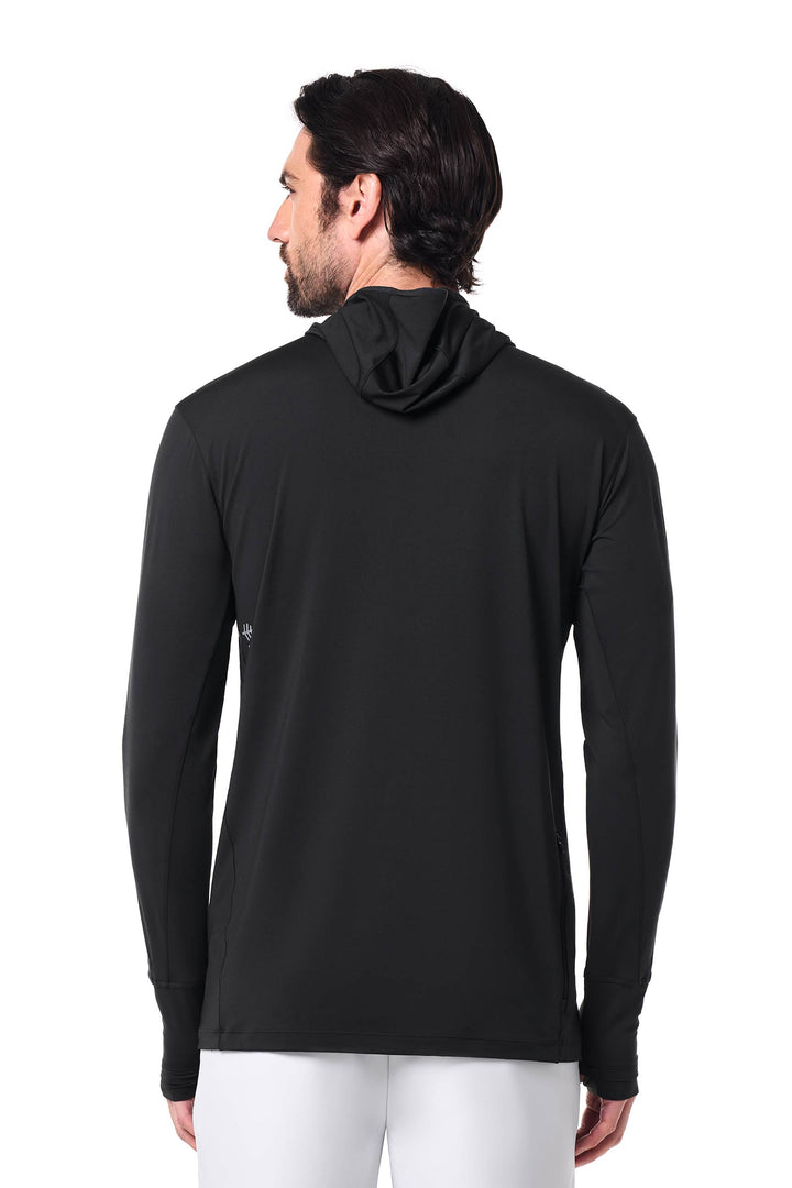 Men's Performance Sun Hoodie | Black position-4