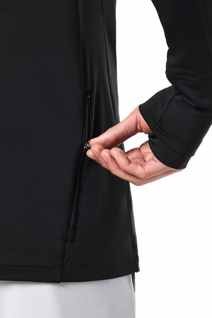 Men's Performance Sun Hoodie | Black position-5