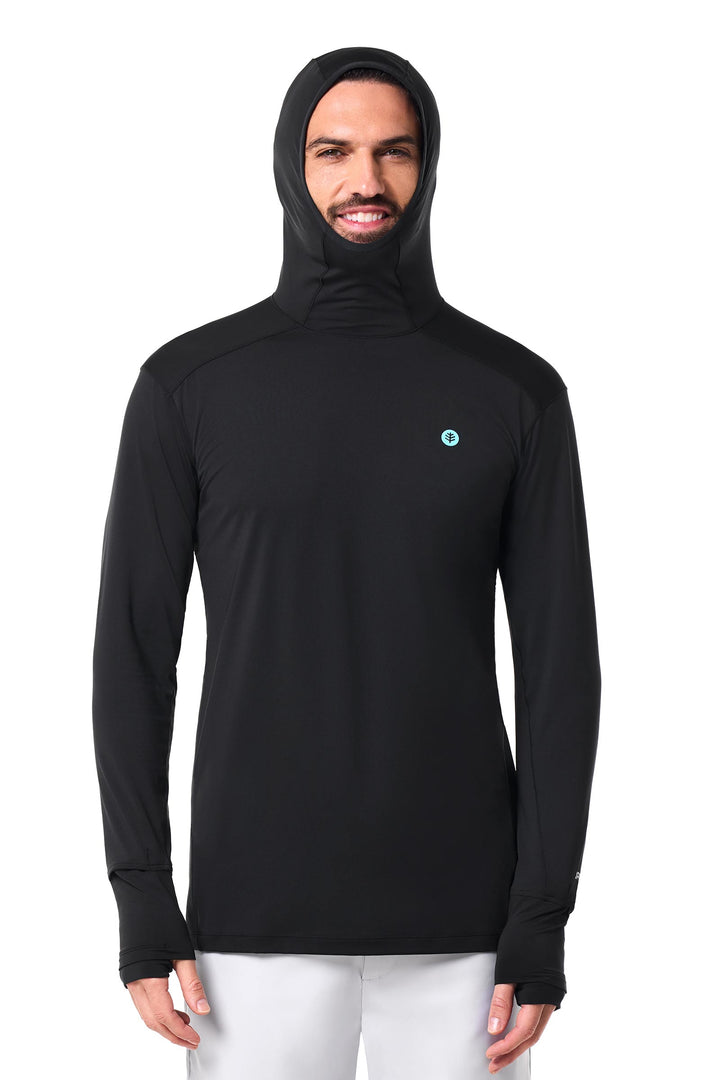 Men's Performance Sun Hoodie | Black position-7