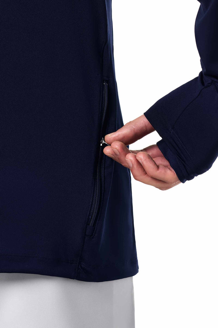 Men's Performance Sun Hoodie | Navy position-5