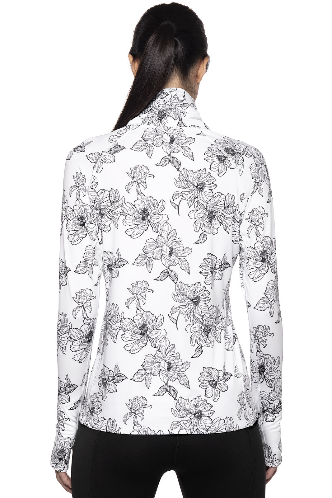 Color_White/Black Perfect Peony