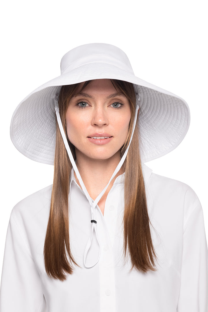 Women's Travel Hat | White position-3