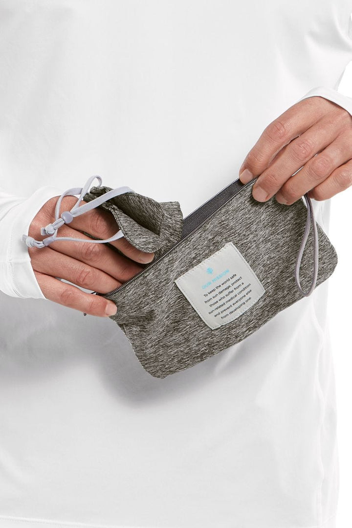 UV Face Mask with Adjustable Features | Charcoal Heather position-4