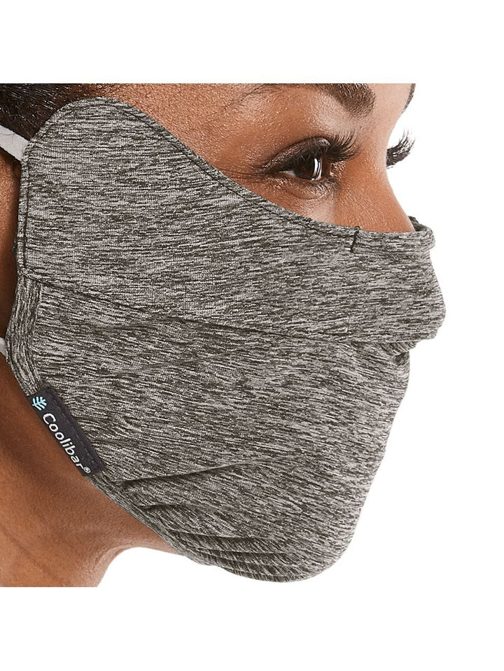 UV Face Mask with Adjustable Features | Charcoal Heather position-13