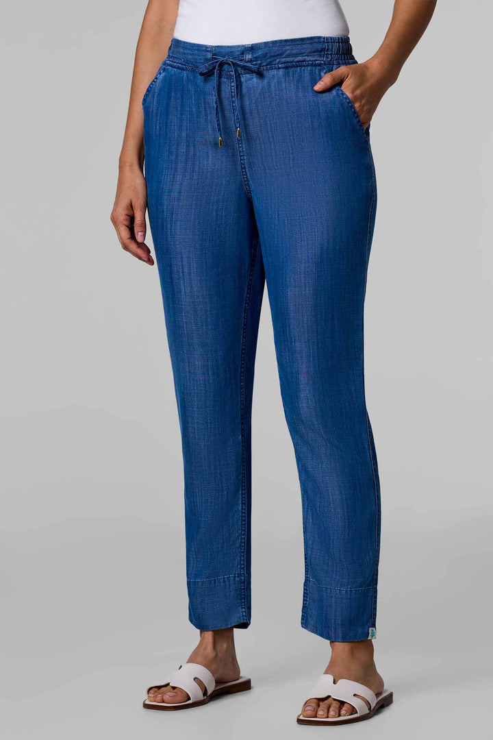 Weekend Pants | Light Indigo Chambray position-1