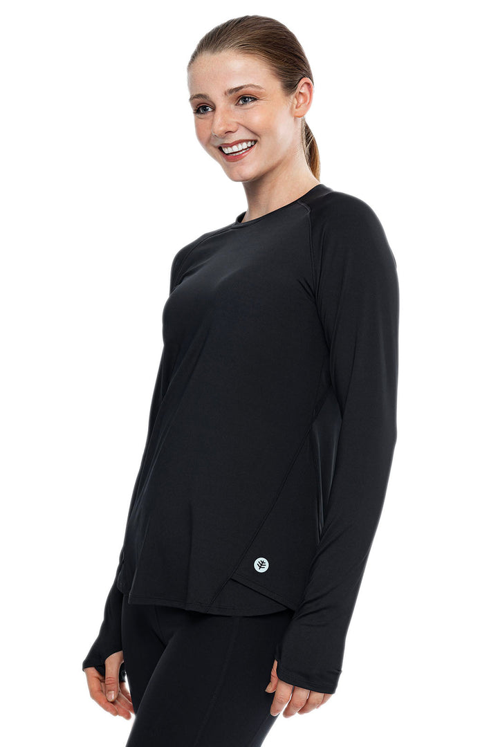 Women's Performance Long Sleeve Top | Black position-2