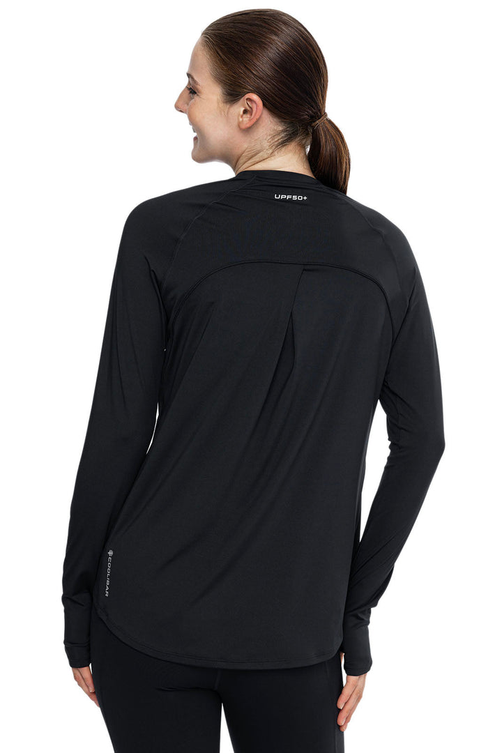 Women's Performance Long Sleeve Top | Black position-3