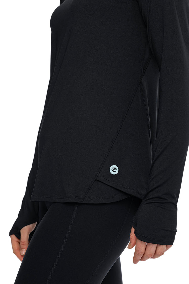 Women's Performance Long Sleeve Top | Black position-6
