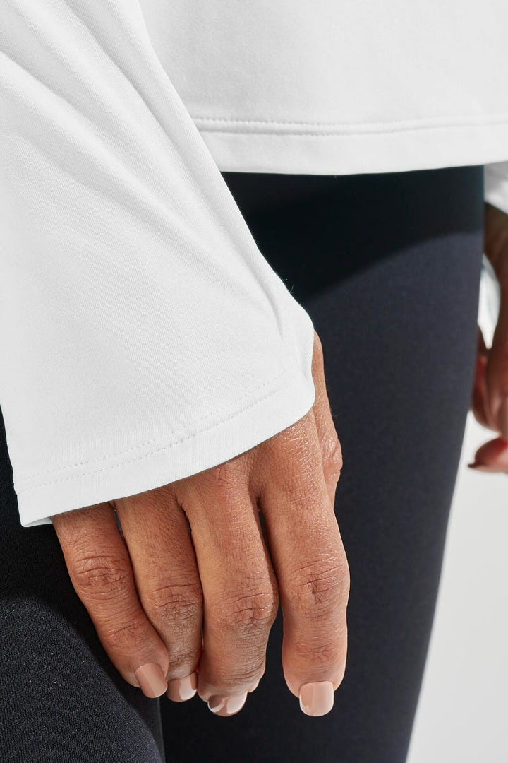 Women's Performance Long Sleeve Top | White position-4