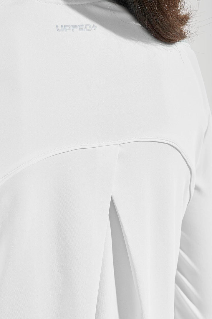 Women's Performance Long Sleeve Top | White position-3