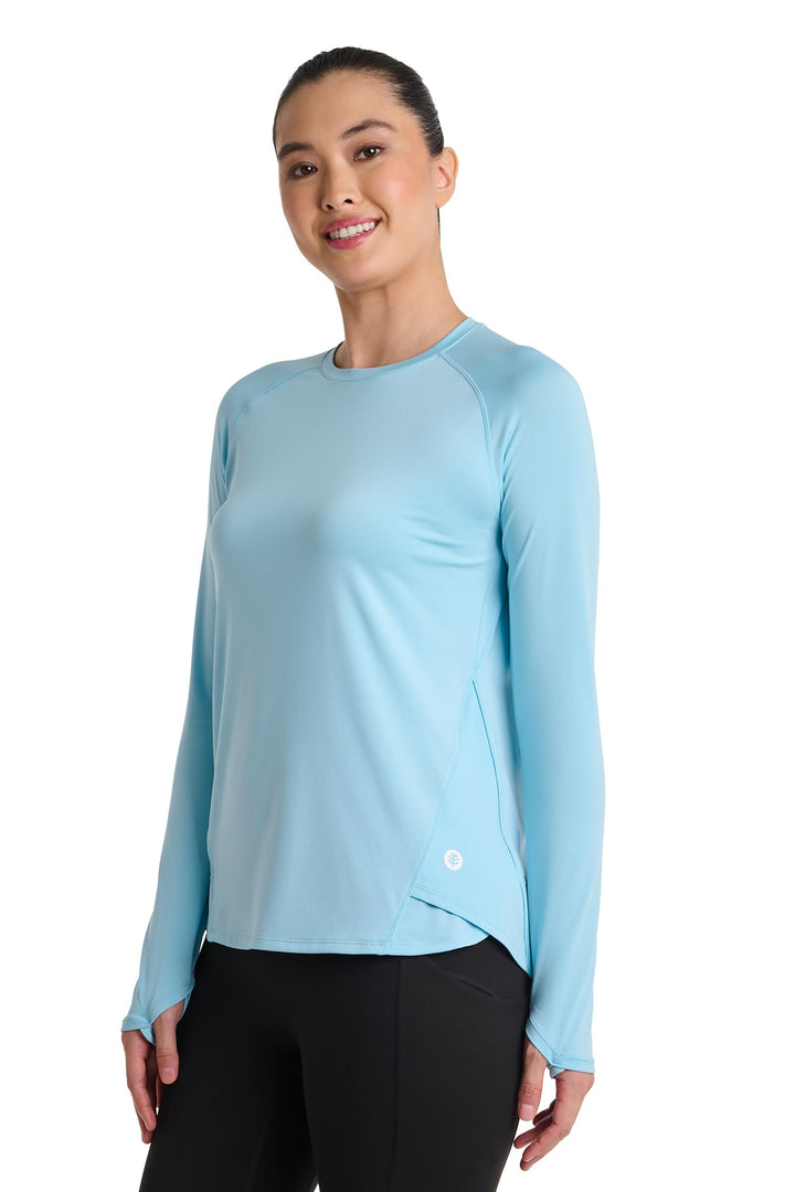 Women's Performance Long Sleeve Top | Arctic Blue position-3