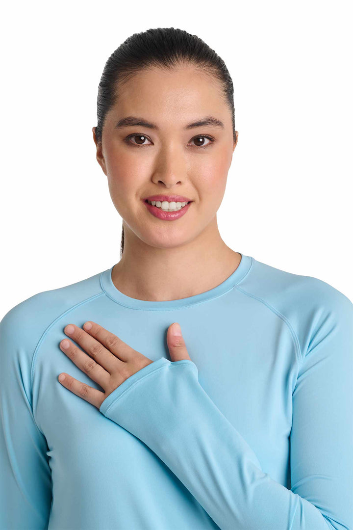 Women's Performance Long Sleeve Top | Arctic Blue position-5