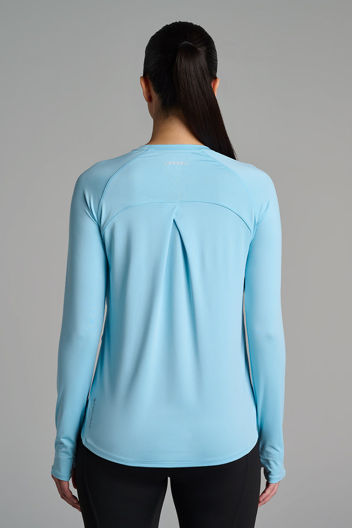Women's Performance Long Sleeve Top | Arctic Blue position-8