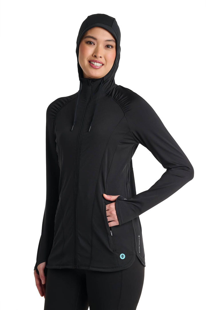 Women's Full-Zip Jacket | Black position-3