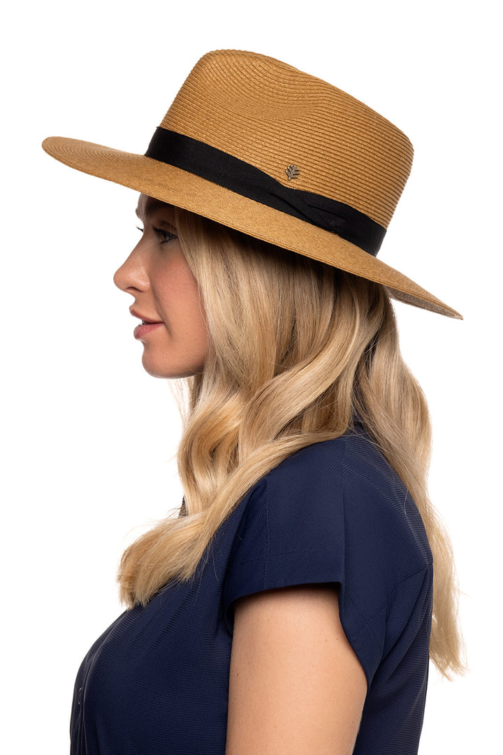 Packable Panama Style Fedora | Toast position-3