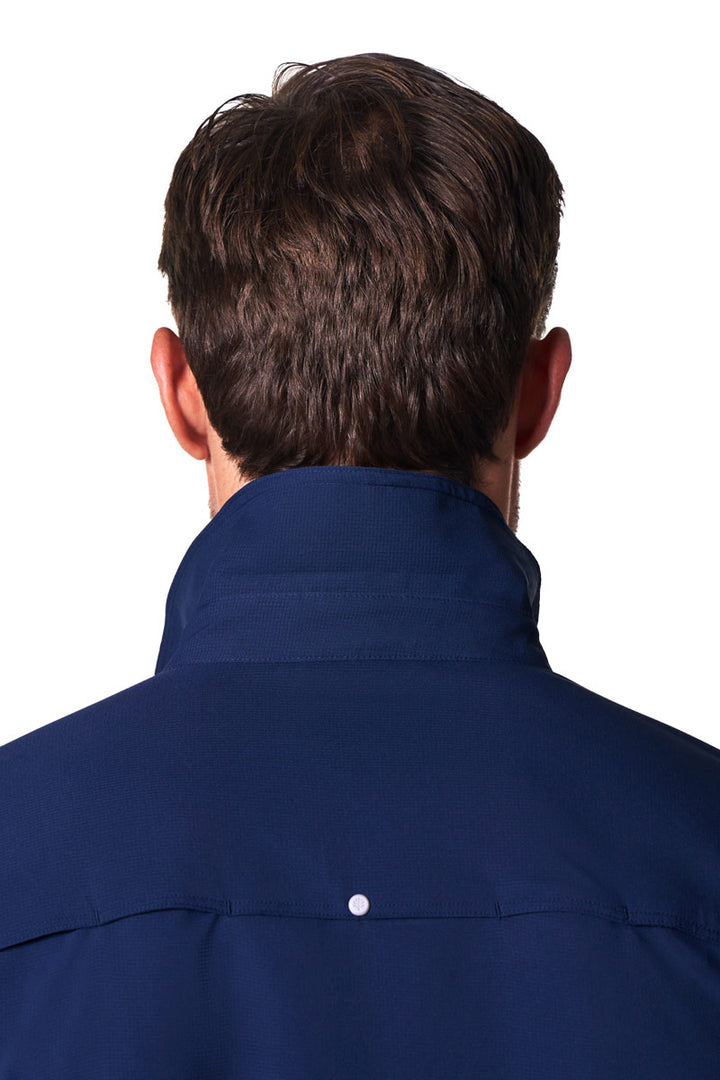Men's Long Sleeve Fishing Shirt | Navy position-6