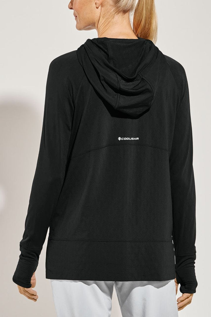 Women's Sun Hoodie | Black Diamond Jacquard position-3