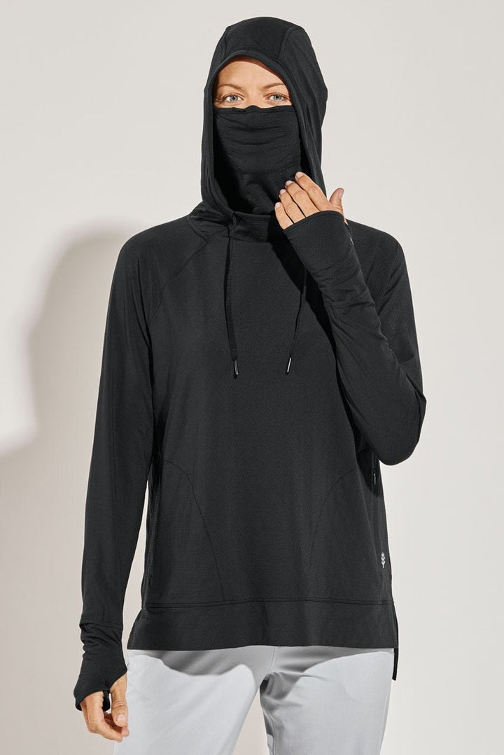 Women's Sun Hoodie | Black Diamond Jacquard position-1