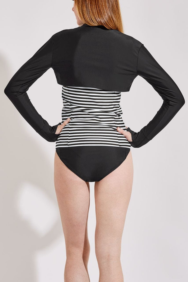 Women's Swim Shrug | Black position-4