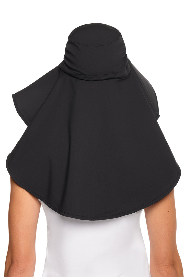 Women's Full Coverage Hat | Black position-3