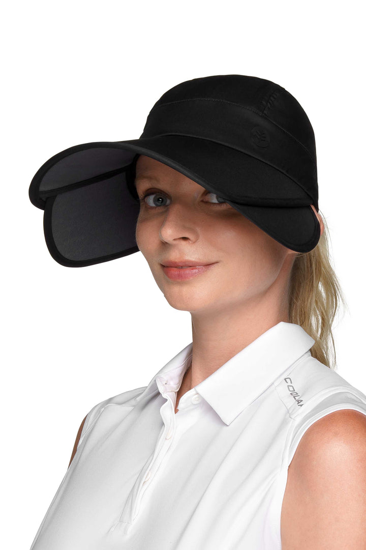 Women's Convertible Visor | Black position-1