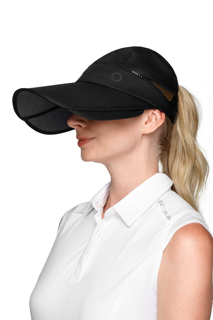 Women's Convertible Visor | Black position-5