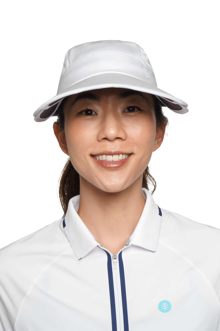 Women's Convertible Visor | White position-4