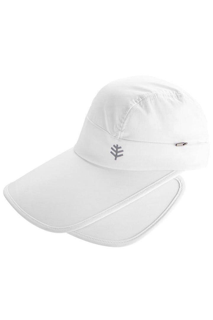Women's Convertible Visor | White position-2