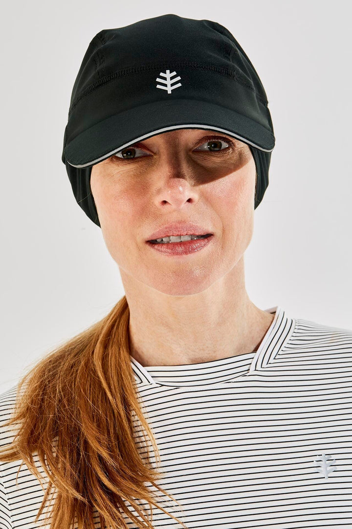 Fitness Cap with Ear Coverage | Black position-3