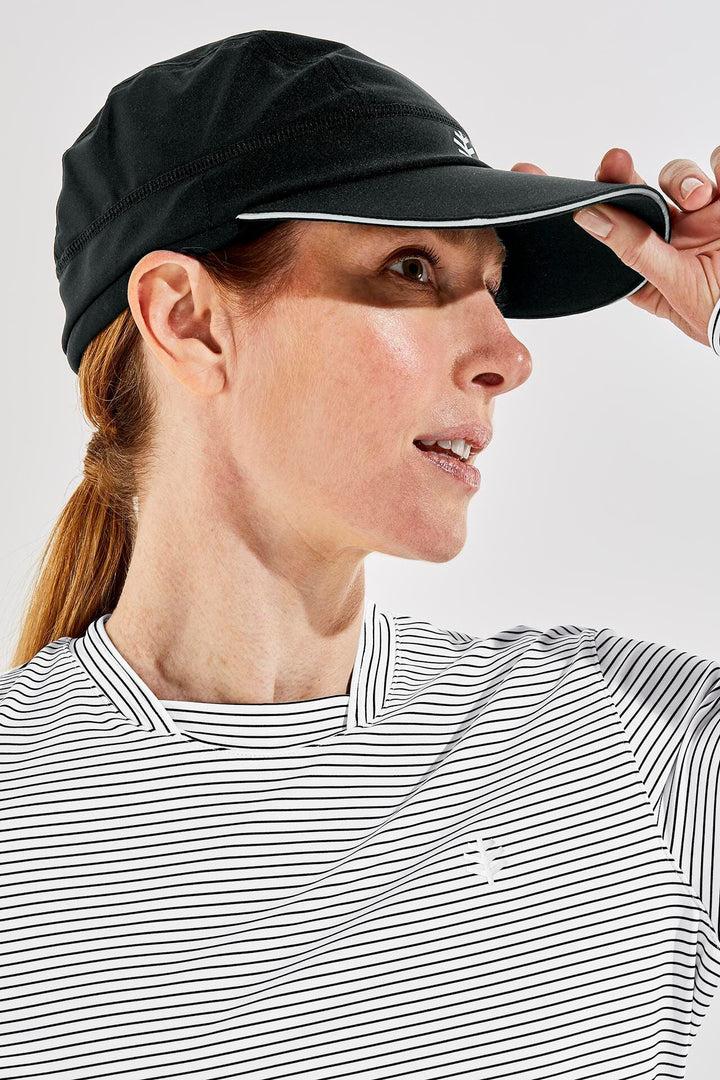 Fitness Cap with Ear Coverage | Black position-4