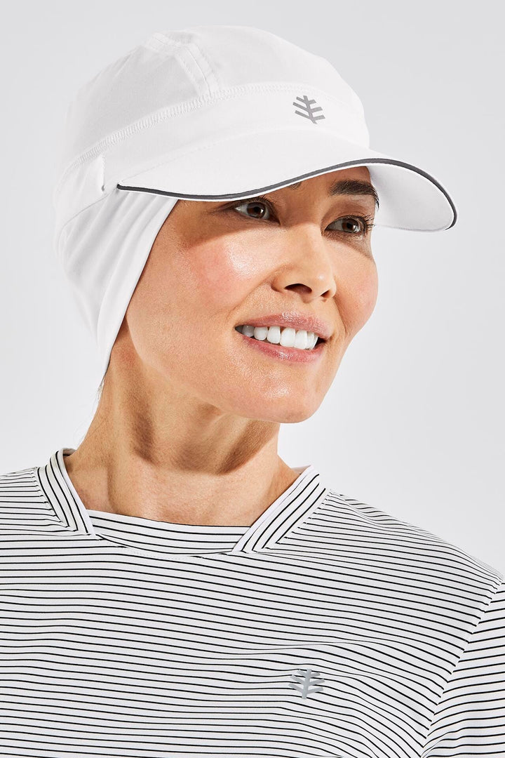 Fitness Cap with Ear Coverage | White position-1