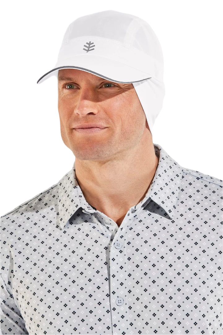Fitness Cap with Ear Coverage | White position-2