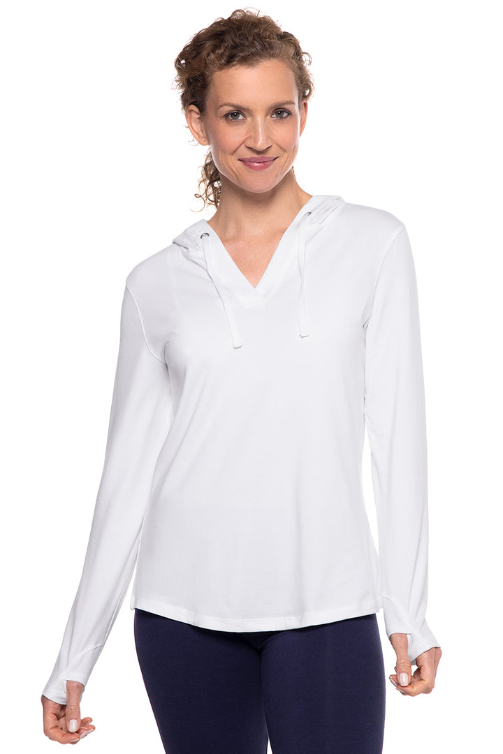 Women's Hoodie | White position-1