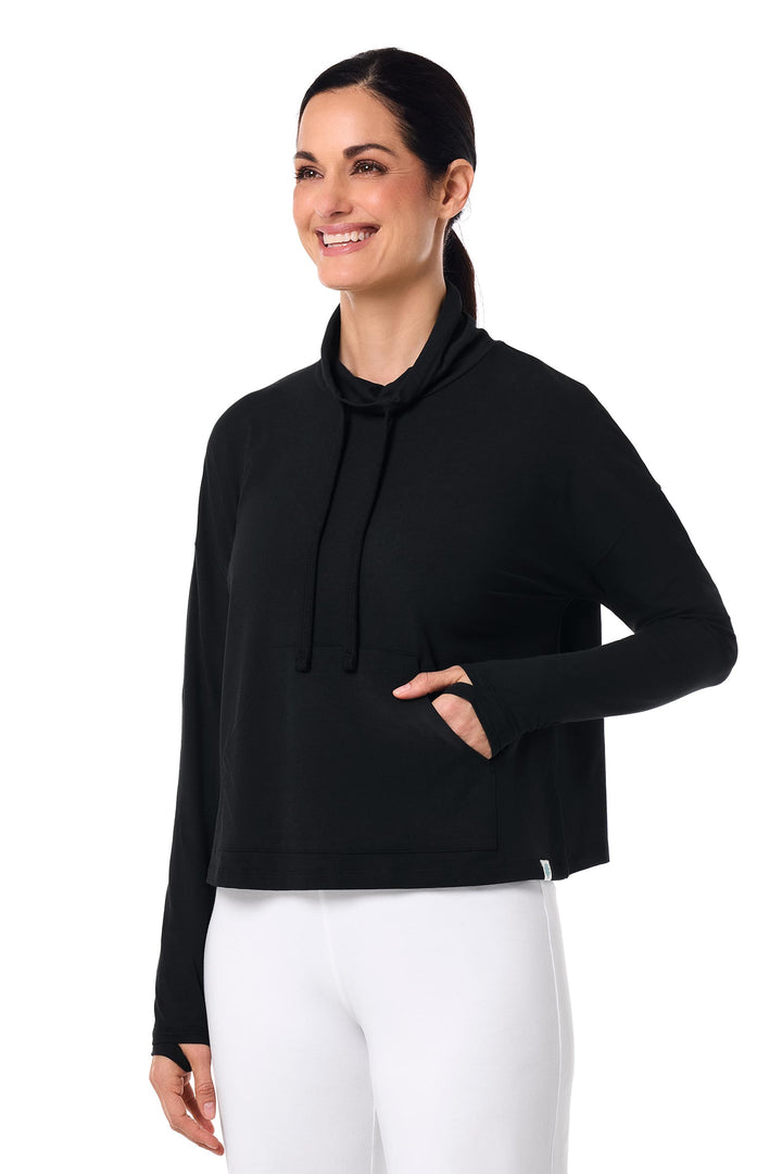 Women's Neck Pullover | Black position-3
