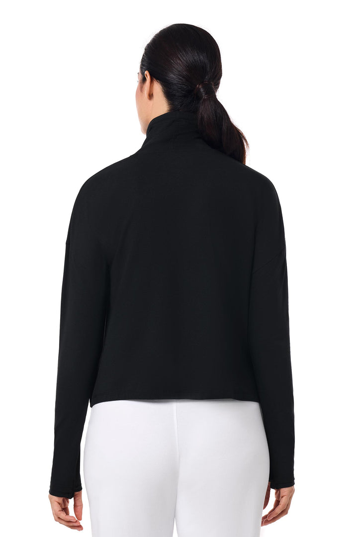 Women's Neck Pullover | Black position-4