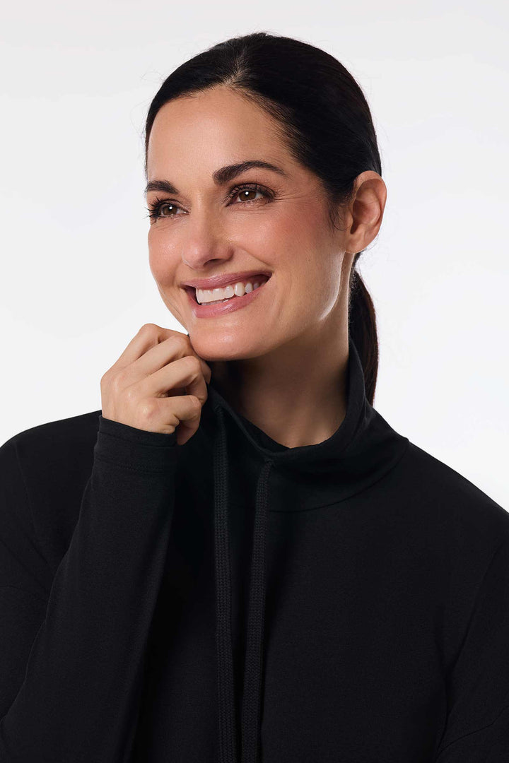 Women's Neck Pullover | Black position-7