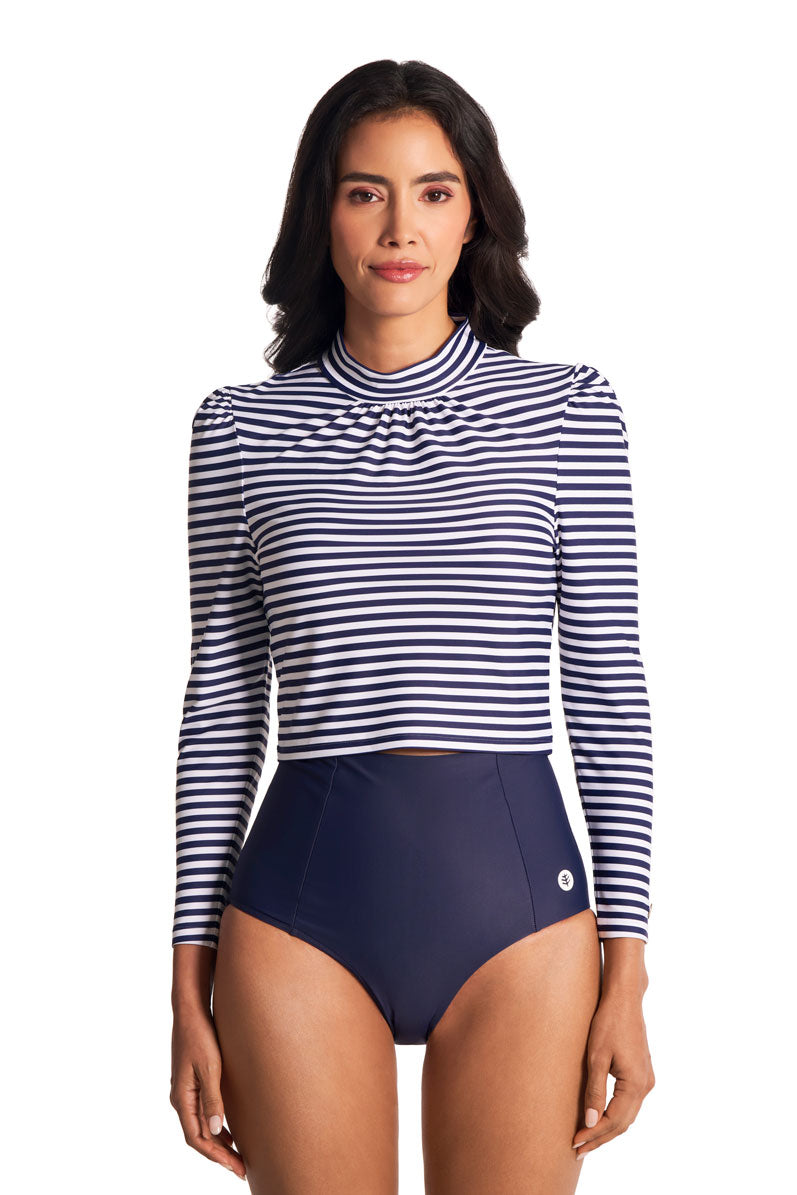 Color_White/Navy Stripe