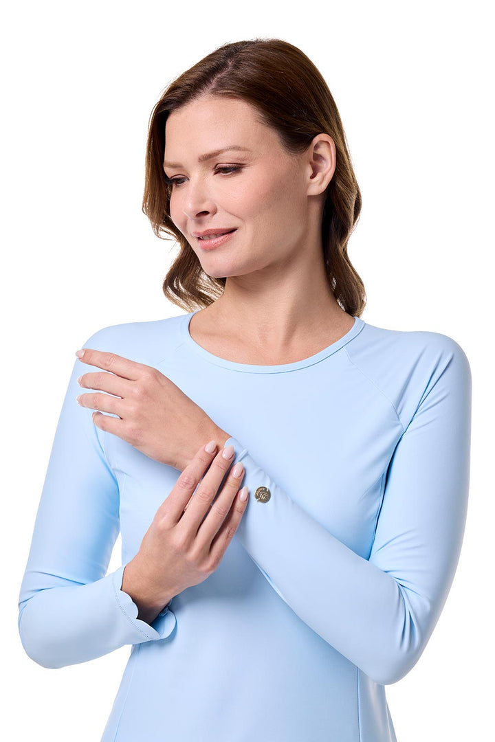 Women's Scallop Long Sleeve Rash Guard | Skyride position-4