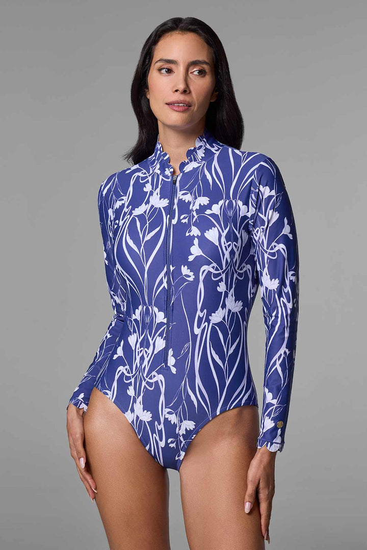 Scallop Swimsuit | FUTURE DUSK Iris Dusk position-1