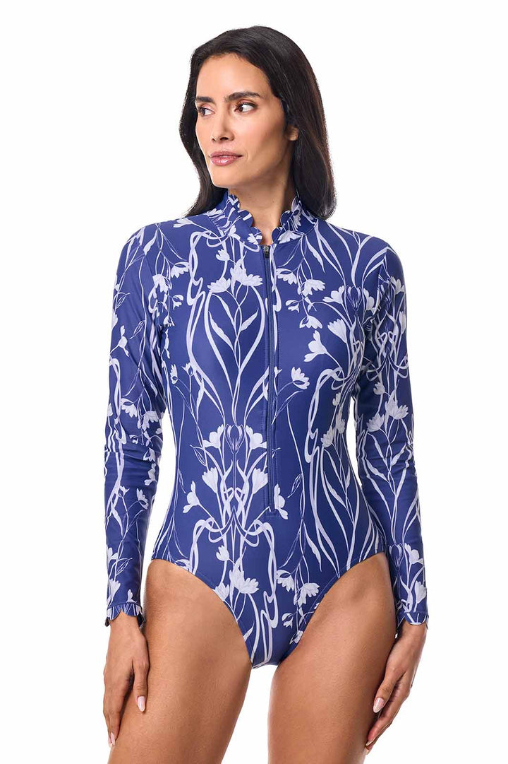 Scallop Swimsuit | FUTURE DUSK Iris Dusk position-3