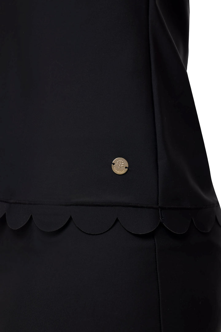 Tankini with Scallop Detail | Black position-6