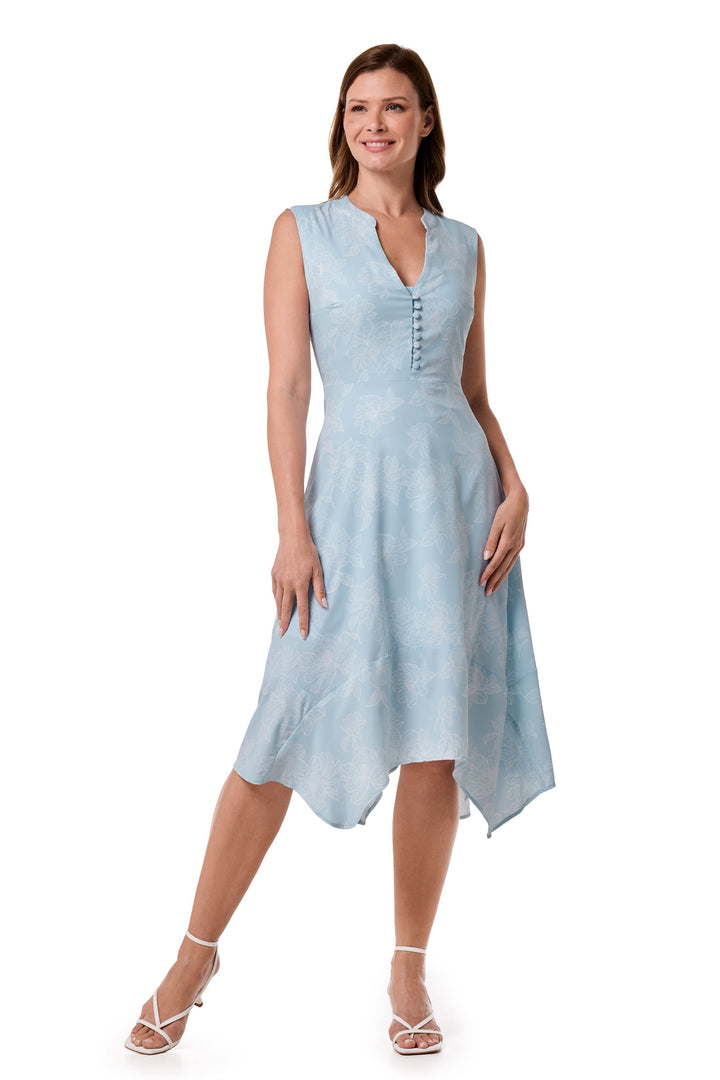 Button Front Dress | Skyride Perfect Peony position-3