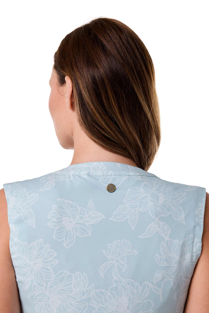 Button Front Dress | Skyride Perfect Peony position-6