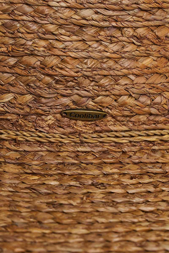Women's Sun Hat in Raffia Palm | Brown position-10