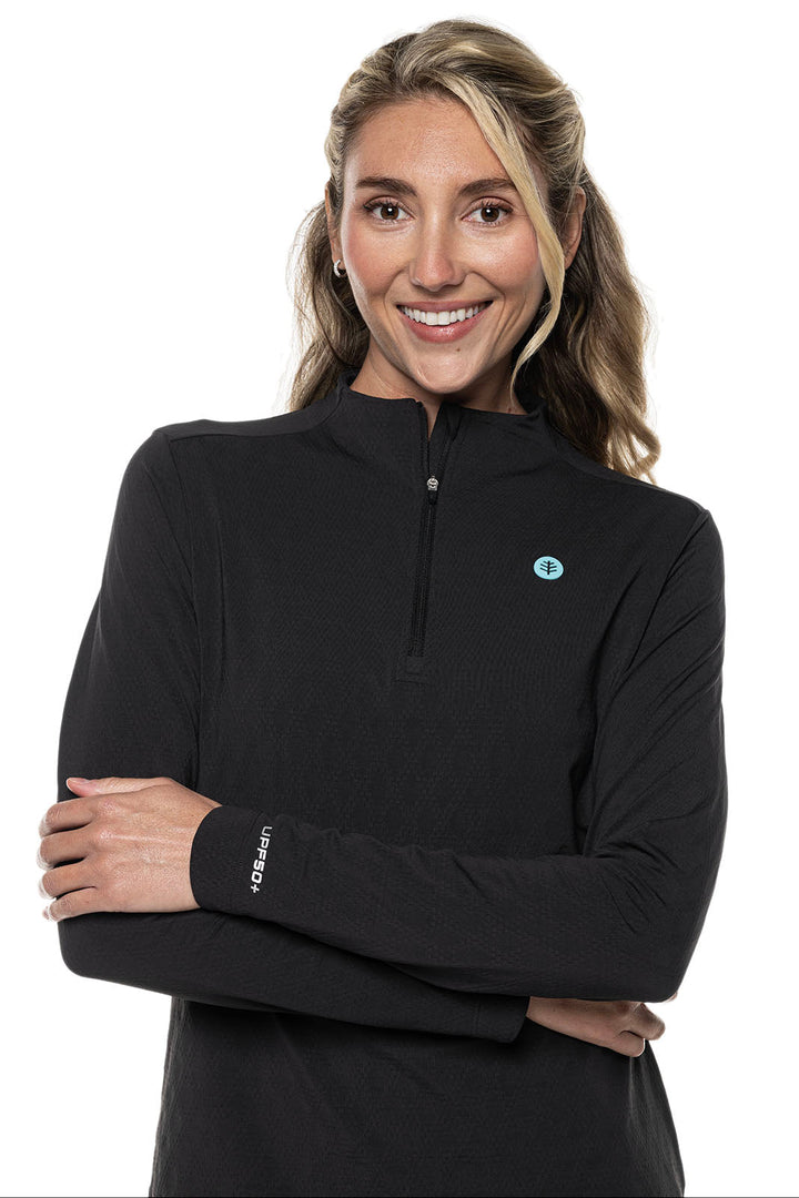 Women's Long Sleeve Pullover | Black Diamond Jacquard position-3