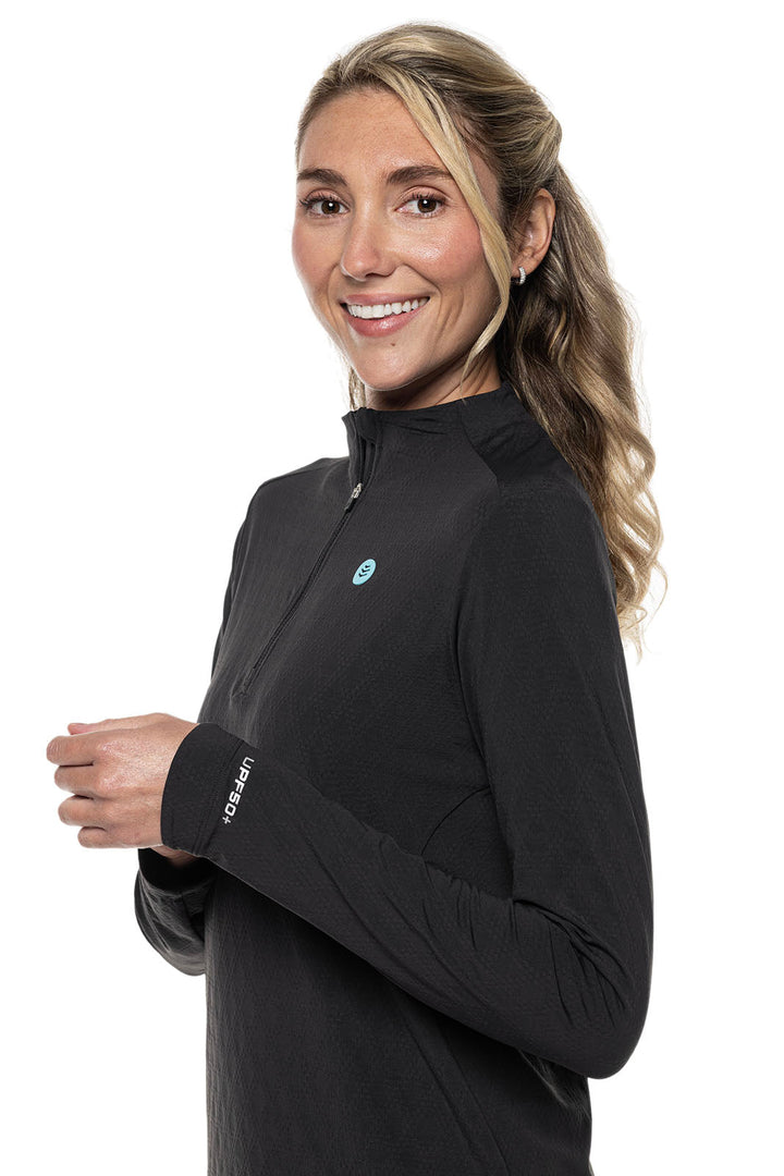 Women's Long Sleeve Pullover | Black Diamond Jacquard position-4