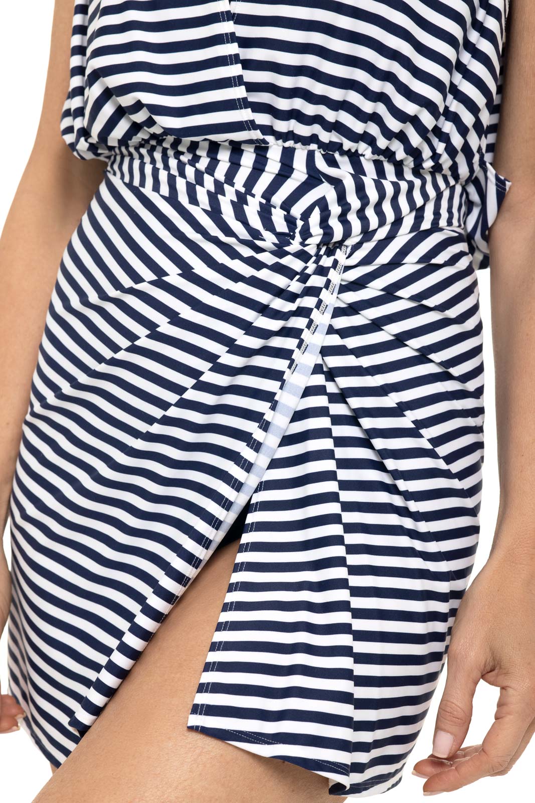 Color_White/Navy Stripe