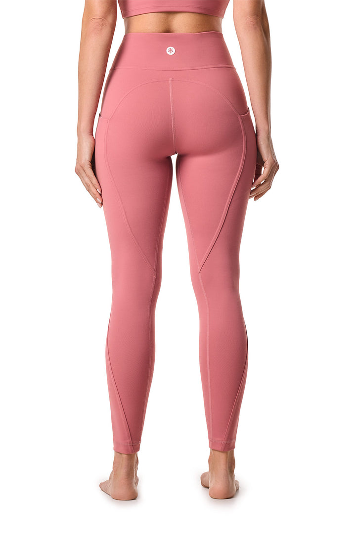 Yoga Leggings | Terracotta Rose position-4